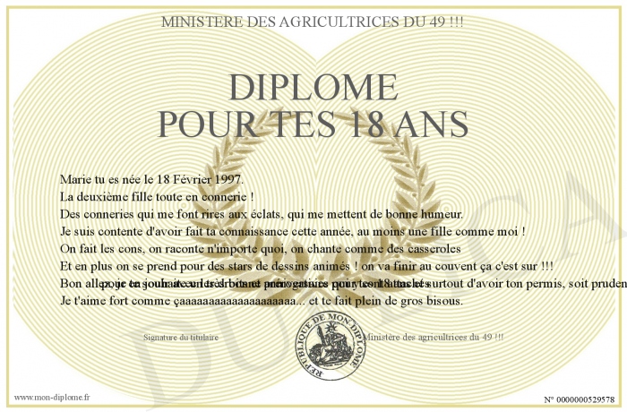 diplome 18 ans